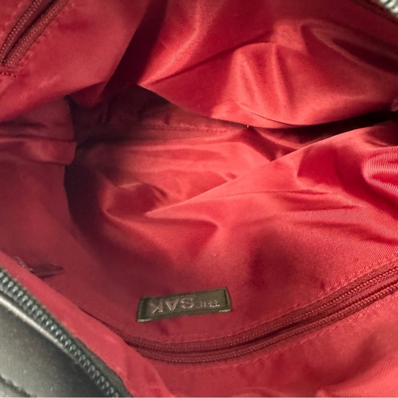 The Sak Crochet Shoulder Bag - Red Wine Color - Picture 2 of 12